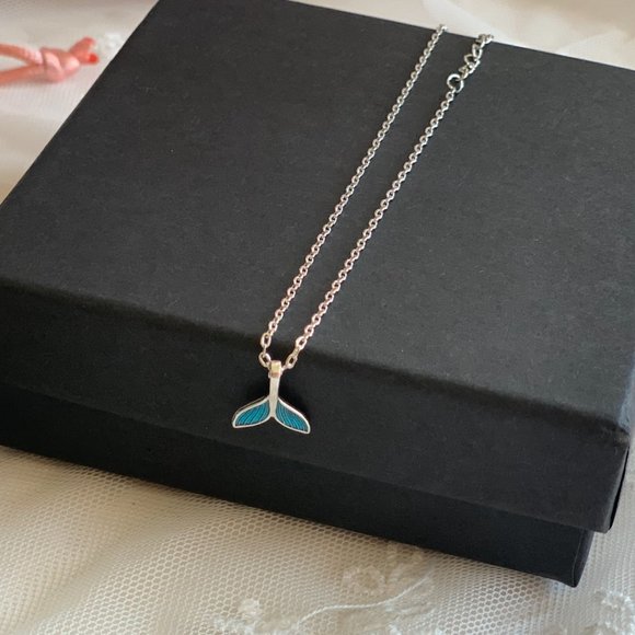 Crafted Hight-Quality 925 Sterling Silver Summer Beach Mermaid Tail Chain Anklet - Picture 3 of 10